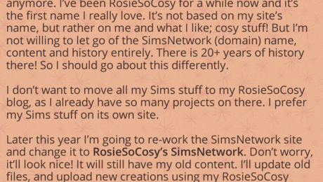 Important upcoming changes to SimsNetwork!